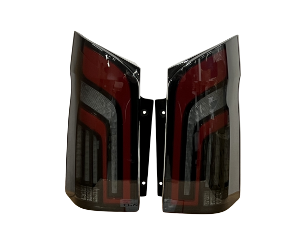 VOLL LED Lightbar Design Rückleuchten für Mercedes Benz Vito / V-Klasse W447 14-19 schwarz/rauch dynamisch